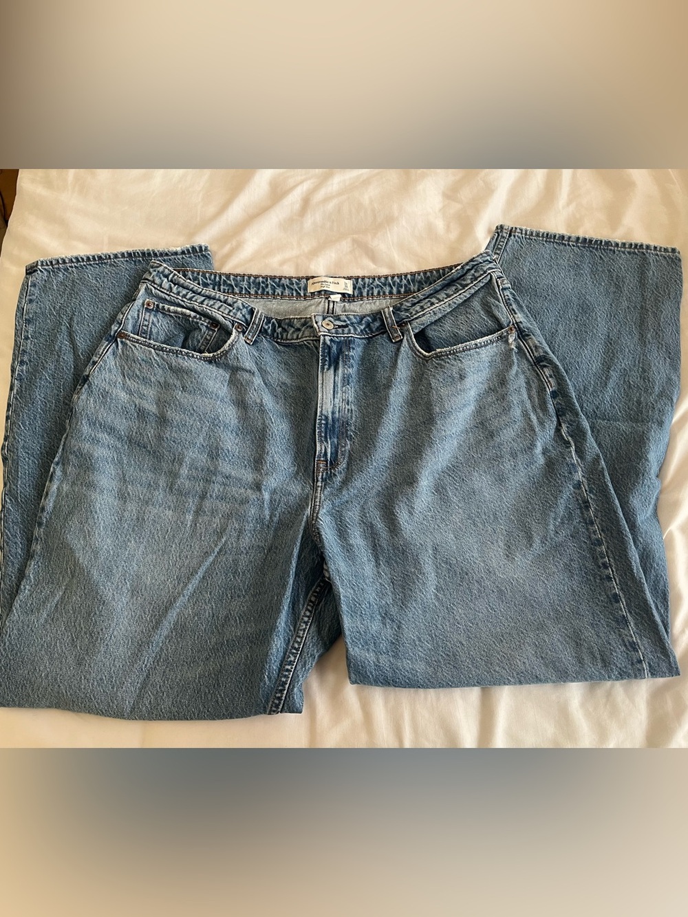 Abercrombie & Fitch Light Blue high-rise Jeans